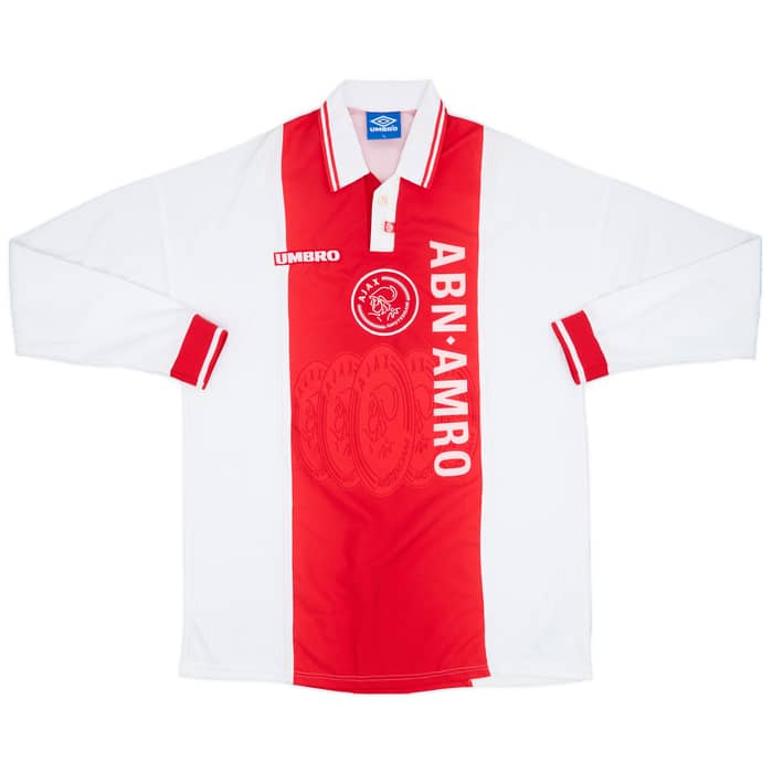 1997-98 Ajax Match Worn UEFA Cup Home L/S Shirt Dani #14