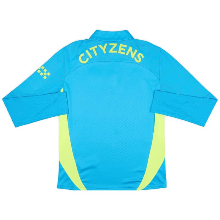 2024-25 Manchester City Player Issue 1/4 Zip Training Top #10 (Grealish) - 9/10 - (M)