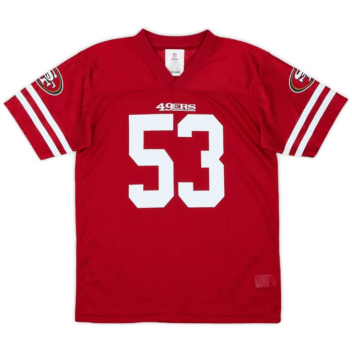 2012-16 San Francisco 49ers Bowman #53 NFL Replica Home Jersey - 8/10 - (XL.Boys)