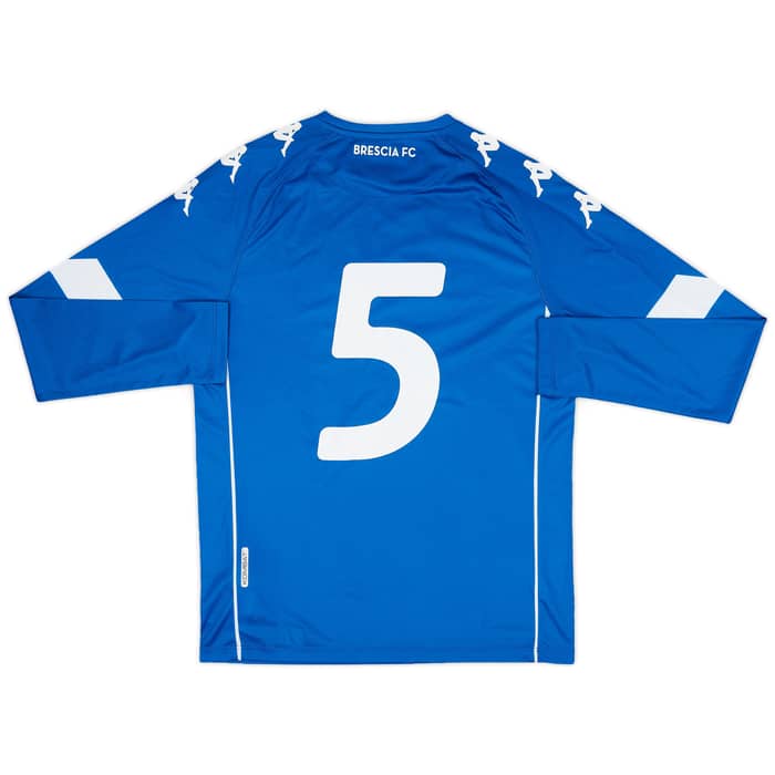 2020-21 Brescia Home L/S Shirt #5 - 9/10 - (M)