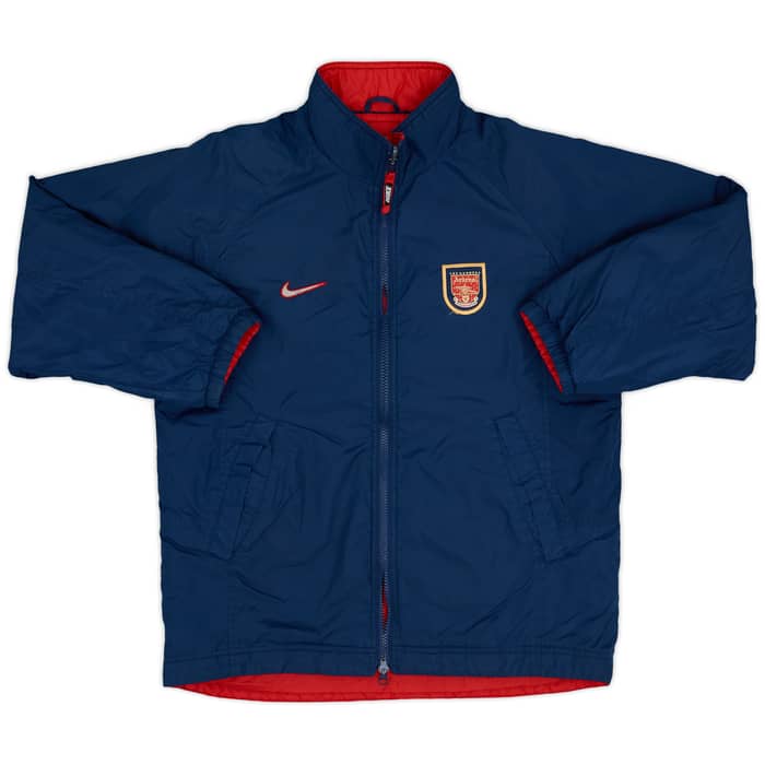 1998-99 Arsenal Nike Reversible Padded Bench Coat - 4/10 - (XL.Boys)