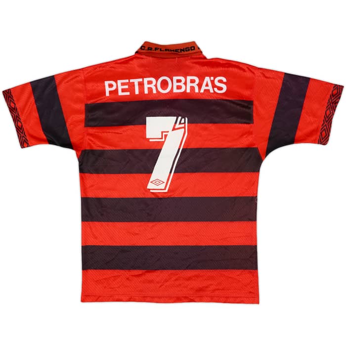 1994-95 Flamengo Centenary Home Shirt #7 - 6/10 - (L)
