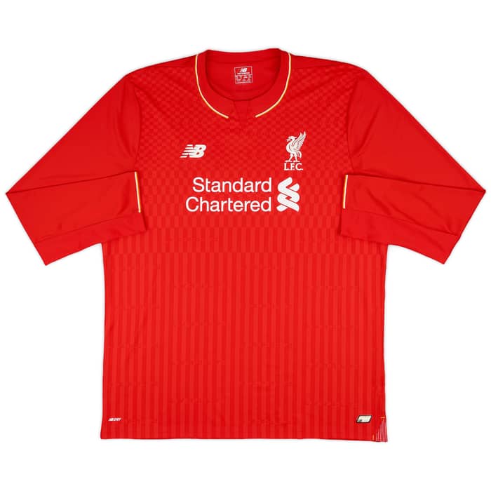 2015-16 Liverpool Home L/S Shirt Sturridge #15 - 9/10 - (3XL)
