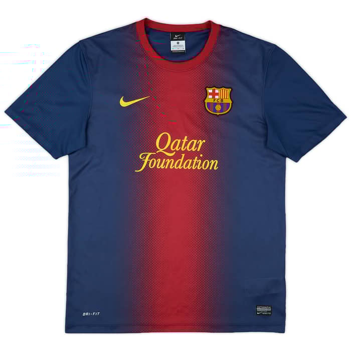 2012-13 Barcelona Basic Home Shirt Jordi #10 - 8/10 - (M)