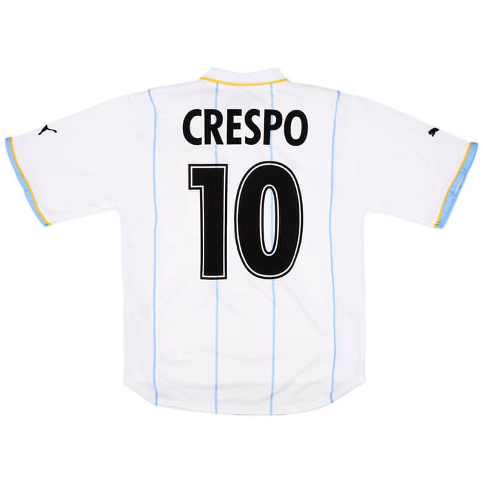 2001-02 Lazio European Home Shirt Crespo #10 (S)