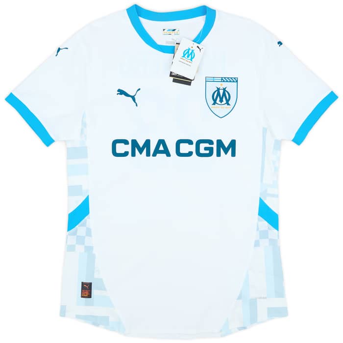 2024-25 Olympique Marseille Authentic Home Shirt Hojbjerg #23