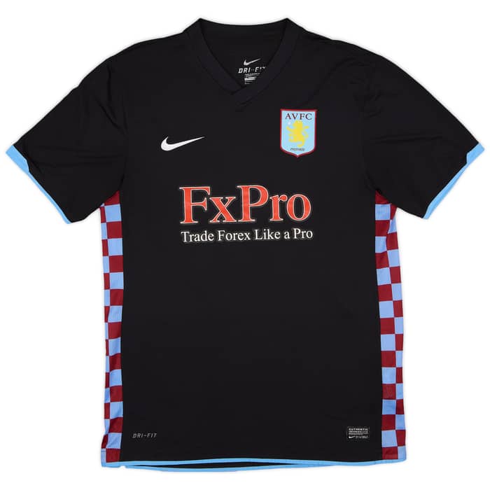 2010-11 Aston Villa Away Shirt Young #7 - 7/10 - (L)