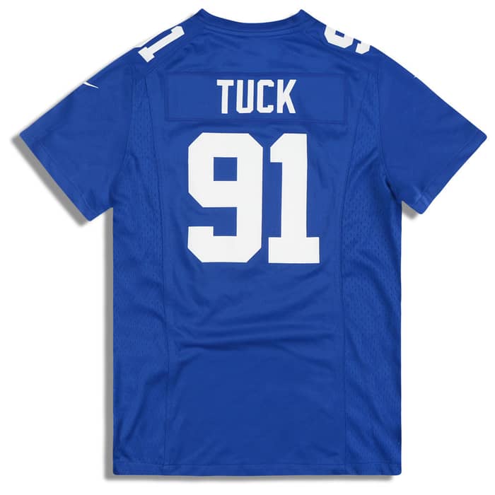 2012-13 New York Giants Tuck #91 Nike Game Jersey (Home) Womens (L)