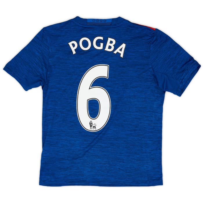 2016-17 Manchester United Away Shirt Pogba #6 - 7/10 - (M.Boys)