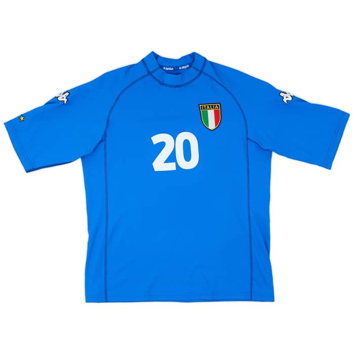 2000-01 Italy Home Shirt Totti #20 - 7/10 - (M)