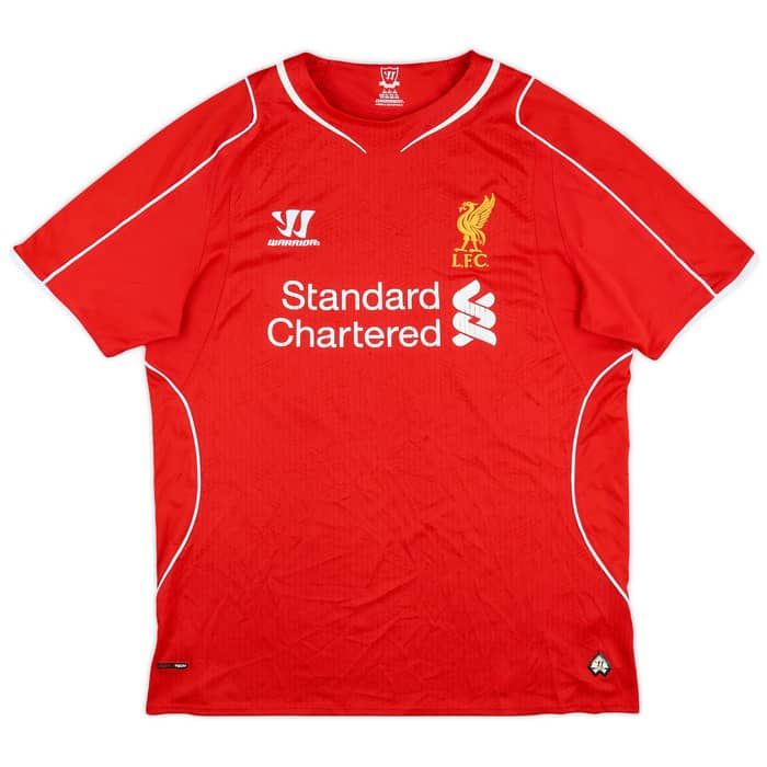 2014-15 Liverpool Home Shirt Gerrard #8 - 6/10 - (L)