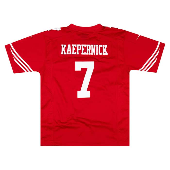 2012-16 San Francisco 49ers Kaepernick #7 Nike Game Jersey (Home) Y - W/Tags