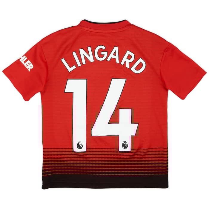 2018-19 Manchester United Home Shirt Lingard #14 - 8/10 - (S.Boys)