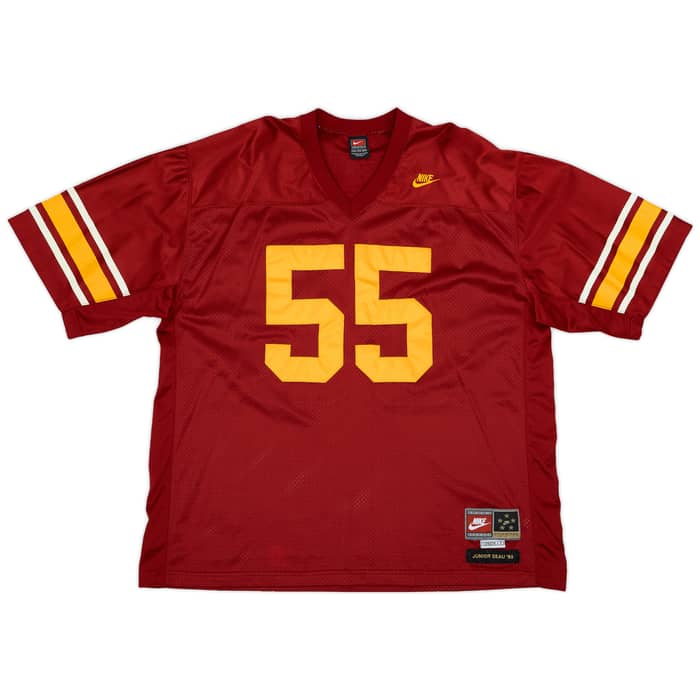 1989 USC Trojans Seau #55 Nike Throwback Home Jersey - 8/10 - (3XL)