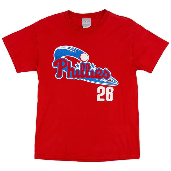 2008 Philadelphia Phillies Utley #26 MLB Tee - 5/10 - (M)