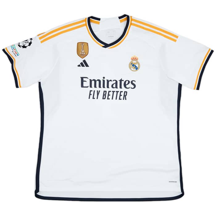 2023-24 Real Madrid Home Shirt Alaba #4 (XXL)
