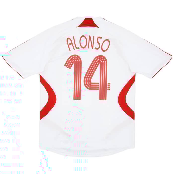 2007-08 Liverpool Away Shirt Alonso #14 - 6/10 - (M)