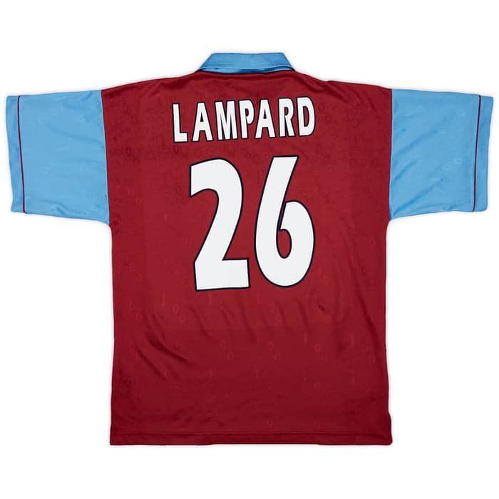 1995-97 West Ham Centenary Home Shirt Lampard #26 - 5/10 - (L)