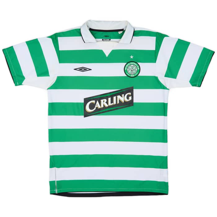 2004-05 Celtic Home Shirt Sutton #9 - 7/10 - (M)