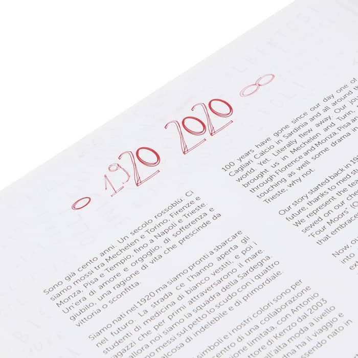 2019-20 Cagliari Special Edition 100th Anniversary Shirt