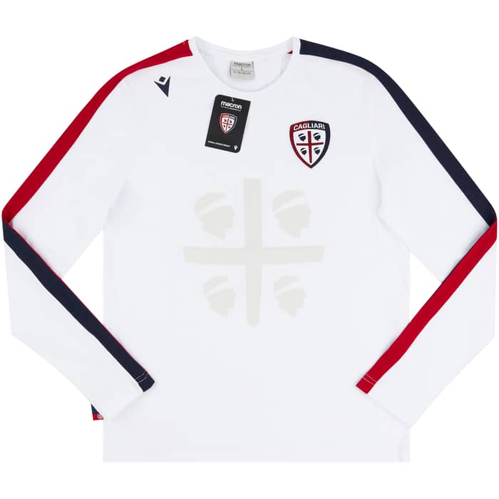 2019-20 Cagliari Macron Fan L/S Tee