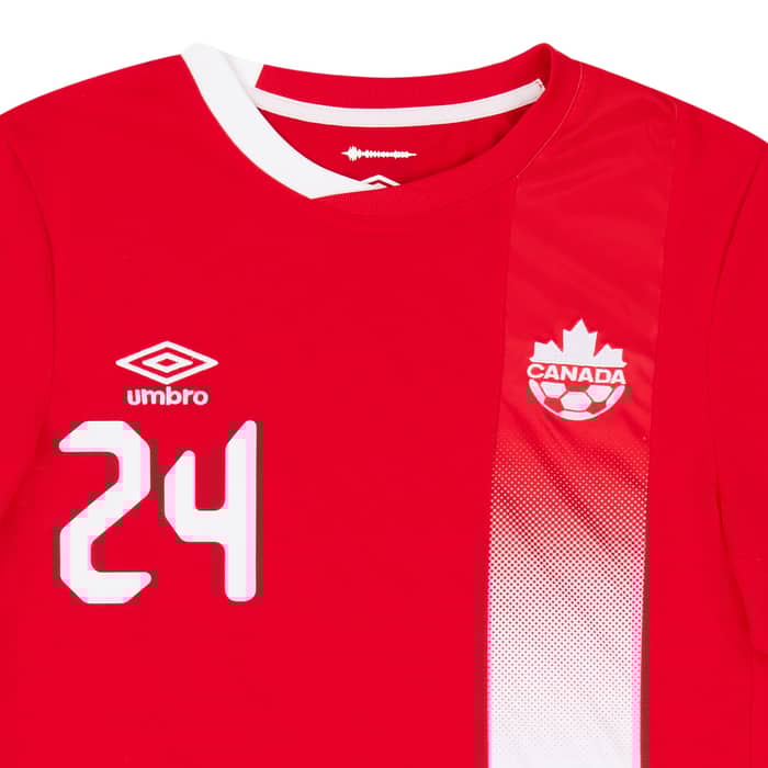 2016-18 Canada Match Issue Home Shirt Pasher #24
