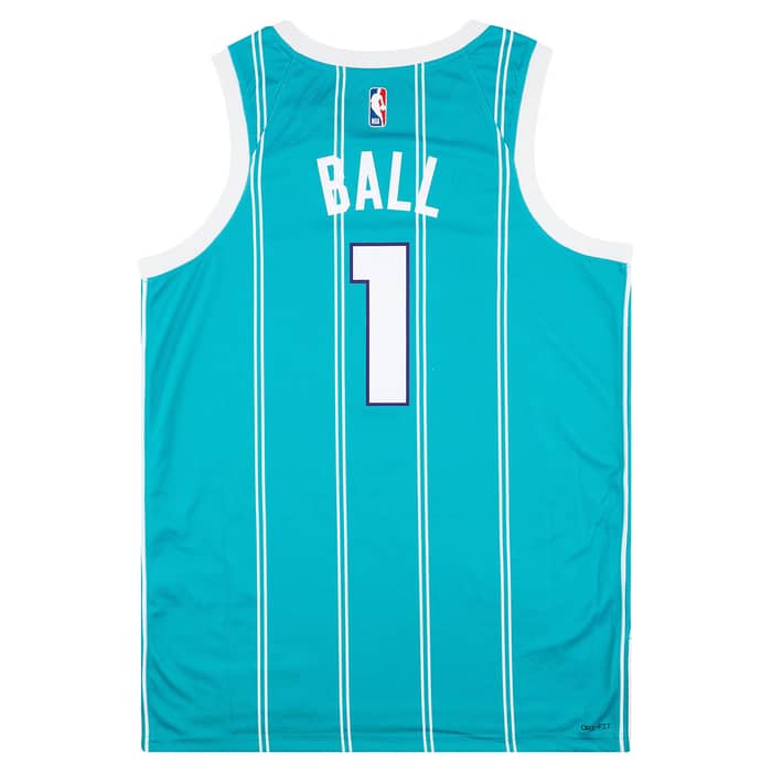 2022-24 Charlotte Hornets Ball #1 Jordan Swingman Away Jersey (L)