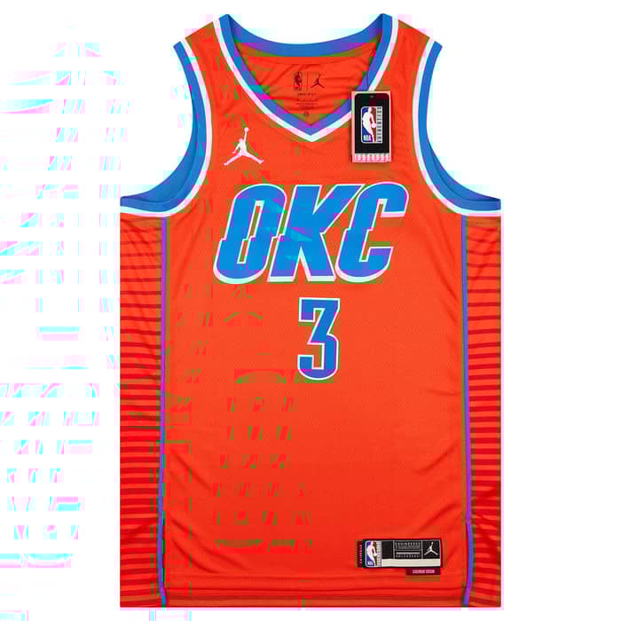 2021-24 Oklahoma City Thunder Giddey #3 Jordan Swingman Alternate Jersey (S)