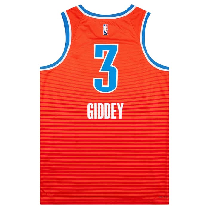 2021-24 Oklahoma City Thunder Giddey #3 Jordan Swingman Alternate Jersey (S)