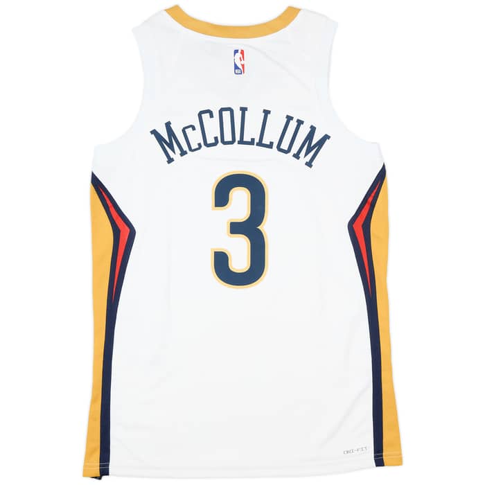 2022-24 New Orleans Pelicans McCollum #3 Nike Swingman Home Jersey (M)