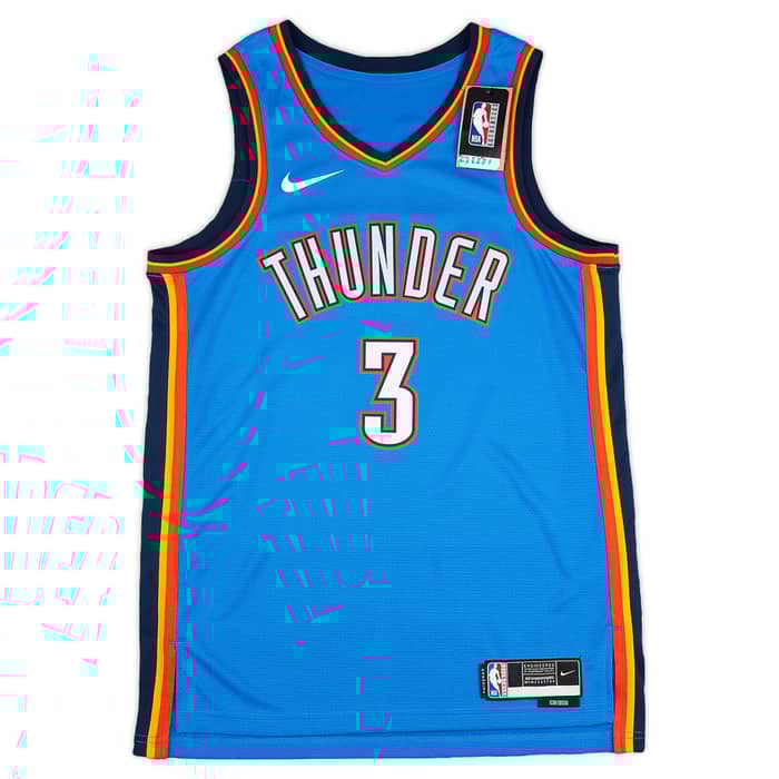 2021-24 Oklahoma City Thunder Giddey #3 Nike Swingman Away Jersey (M)