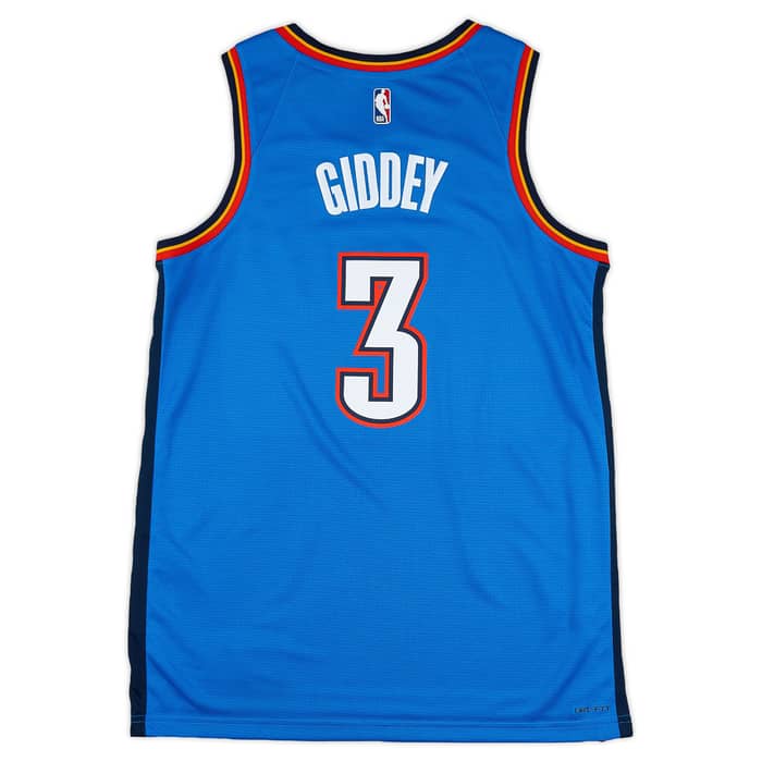 2021-24 Oklahoma City Thunder Giddey #3 Nike Swingman Away Jersey (M)