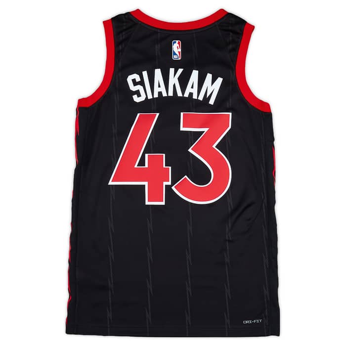 2020-23 Toronto Raptors Siakam #43 Jordan Swingman Alternate Jersey (S)