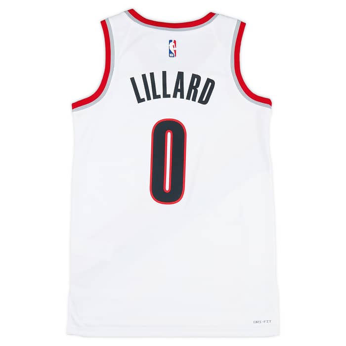 2017-23 Portland Trail Blazers Lillard #0 Nike Swingman Home Jersey (XL)