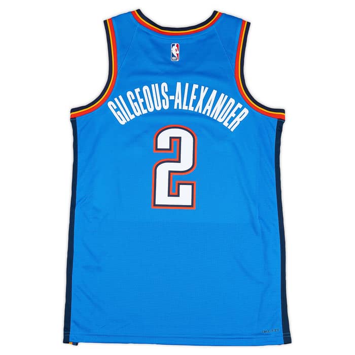 2019-23 Oklahoma City Thunder Gilgeous-Alexander #2 Nike Swingman Away Jersey (S)
