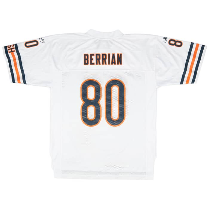 2005-06 Chicago Bears Berrian #80 Reebok On Field Away Jersey (Excellent) L