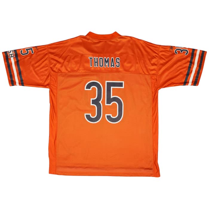 2004 Chicago Bears Thomas #35 Reebok On Field Alternate Jersey (Excellent) XXL