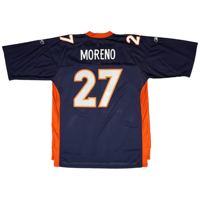 2009-11 Denver Broncos Moreno #27 Reebok On Field Home Jersey (Very Good) XL
