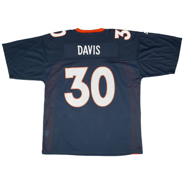 1997-00 Denver Broncos Davis #30 Starter Home Jersey (Excellent) XXL