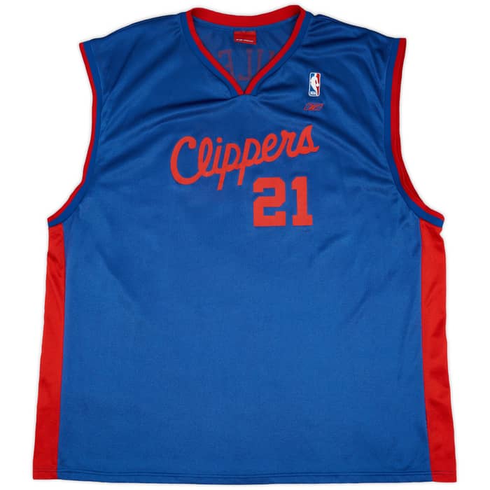 2002 LA Clippers Miles #21 Reebok Alternate Jersey (Excellent) 3XL
