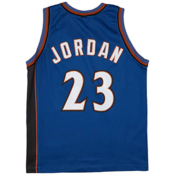 2001-03 Washington Wizards Jordan #23 Champion Away Jersey (Very Good) S