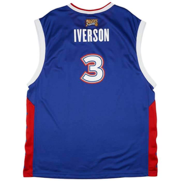 2005 NBA All-Star Game Team East Iverson #3 Reebok Jersey (Excellent) XXL