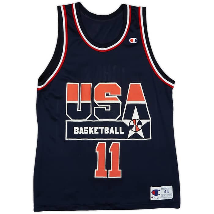 1994 USA K. Johnson #11 Champion Away Jersey (Very Good) L