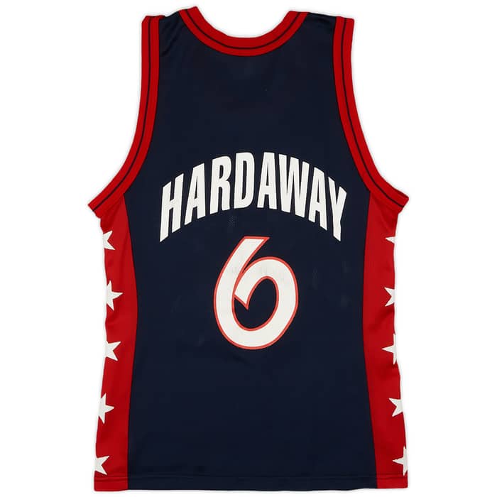 1996-99 USA Hardaway #6 Champion Away Jersey (Very Good) S