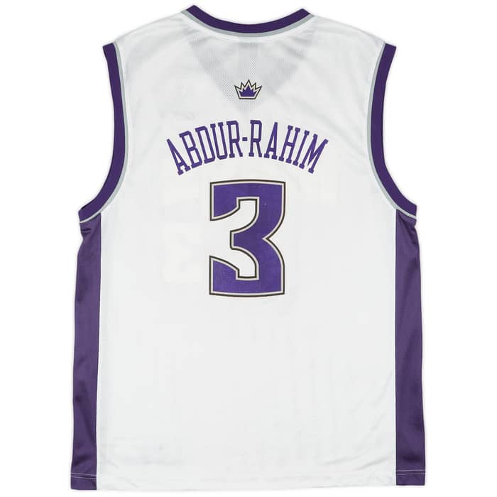 2005-06 Sacramento Kings Abdur-Rahim #3 Reebok Home Jersey (Very Good) L