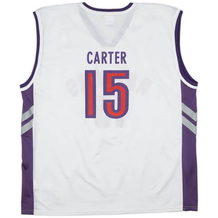 1999-02 Toronto Raptors Carter #15 Champion Home Jersey (Excellent) L