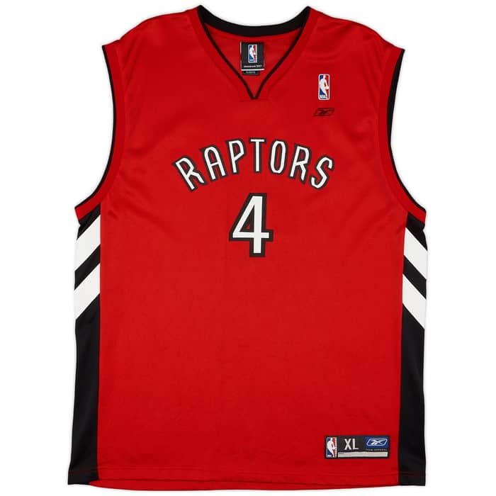 2003-06 Toronto Raptors Bosh #4 Reebok Alternate Jersey (Excellent) XL