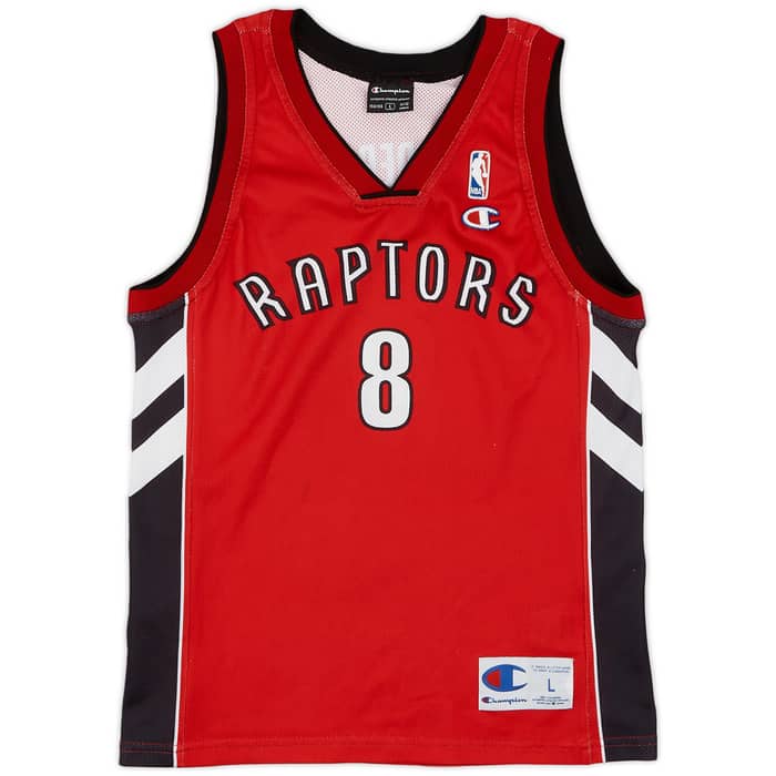 2006-10 Toronto Raptors Calderon #8 Champion Away Jersey (Excellent) L.Kids