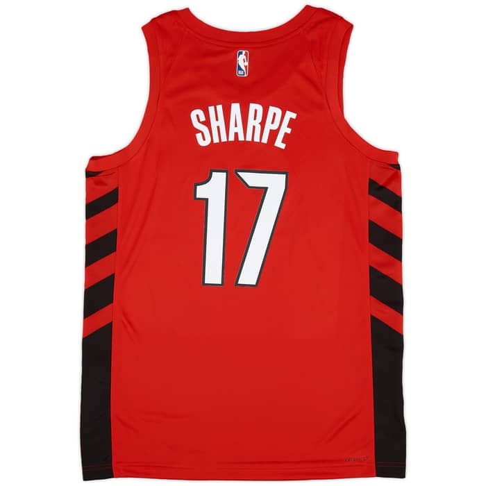 2022-23 Portland Trail Blazers Sharpe #17 Jordan Swingman Alternate Jersey (XL)