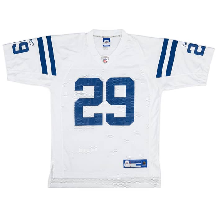 2006 Indianapolis Colts Addai #29 Reebok On Field Away Jersey (Excellent) L